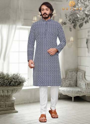 Outluk Vol 25  Stylish Lucknowi Kurta Pajama by royalry export