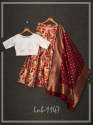 Zari satin silk Lehenga Choli thumb 3