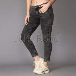 Dark Grey denim girls Jeans 