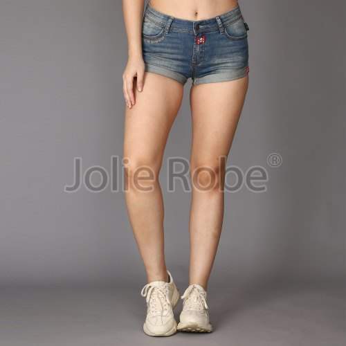 Girls Denim Shorty  by JOLIE ROBE