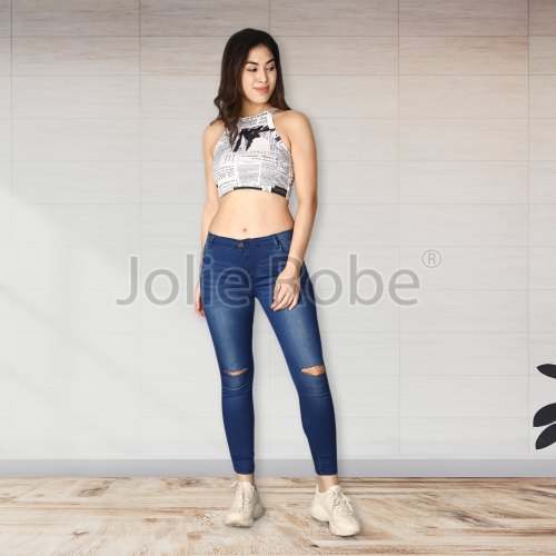 Ladies skiny Denim Jeans  by JOLIE ROBE