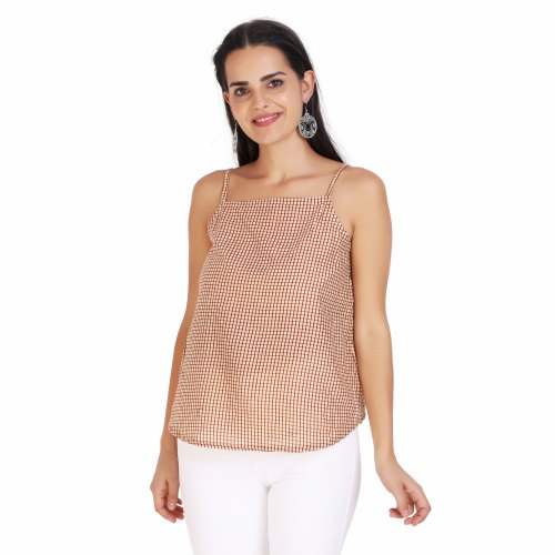 Rust Color Girls String Top 