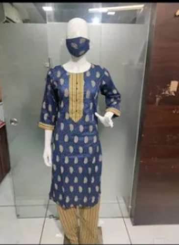 Jaipur Stright Printed Cotton Kurtis pant Set