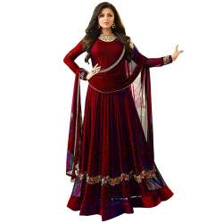 Buy Georgette Embroidery Suit By Mahalaxmi Fashion