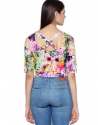 Multi Color Printed Crop Top for Girl  thumb 2