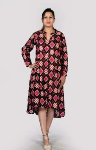 Ladies Designer Long Dress by Manu Fashion