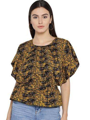 Crepe Printed Top by DSS Cottinfab Limited