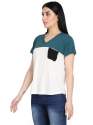 Ladies casual  V-Neck T-Shirt thumb 1