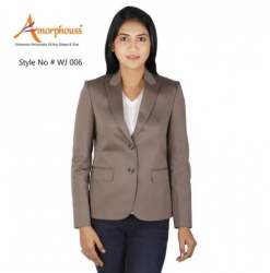 Light Brown Blazer For Ladies