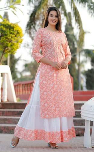 Fancy Ladies Kurti With Skirt at Rs.800/Piece in jaipur offer by