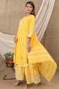Birbanni Yellow Sharara Suit thumb 1