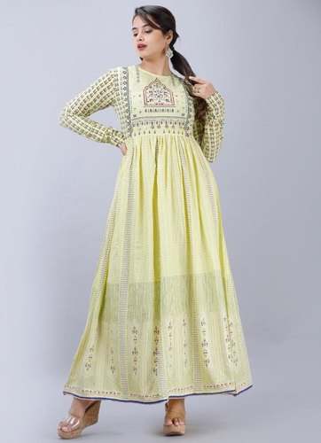 Anarkali rayon Kurti by Kajjra by Raj Nx