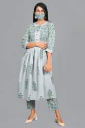  Cotton Anarkali Kurti With Pant