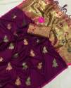 Banarasi Silk Weaving Jacquard saree thumb 1
