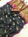Banarasi Silk Weaving Jacquard saree thumb 5