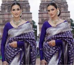 Designer Banarasi silk weaving Jacquard saree