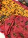 Handloom Linen Weaving Saree thumb 6