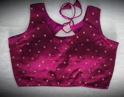 Jaipuri Silk Embroidery Butti Blouse