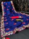 Gota Pati Work Border Fancy Saree  thumb 3