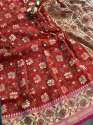Party Wear Banarasi Silk Handloom Saree thumb 4