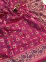 Party Wear Banarasi Silk Handloom Saree thumb 5