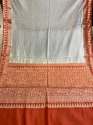 Pure Banarasi Moonga Silk Handloom Saree thumb 2