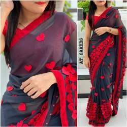 Fancy Designer Georgette Saree