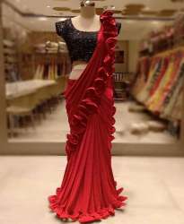 Fancy Ruffle Style Saree
