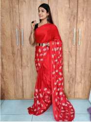Party wear Silk Ready To Wear Designer Saree