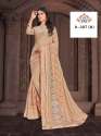 Embroidered Designer Light Colors Saree  thumb 2