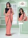 Party Wear Ruffle Border Ready to Wear Saree thumb 3