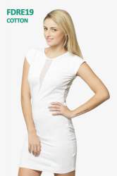 Designer White One Piece Dress