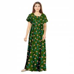 100% Cotton Printed Maxi Nightgown