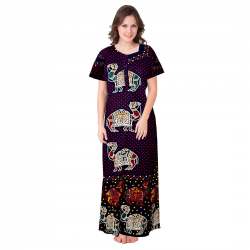 100% Pure Cotton Printed Nighty