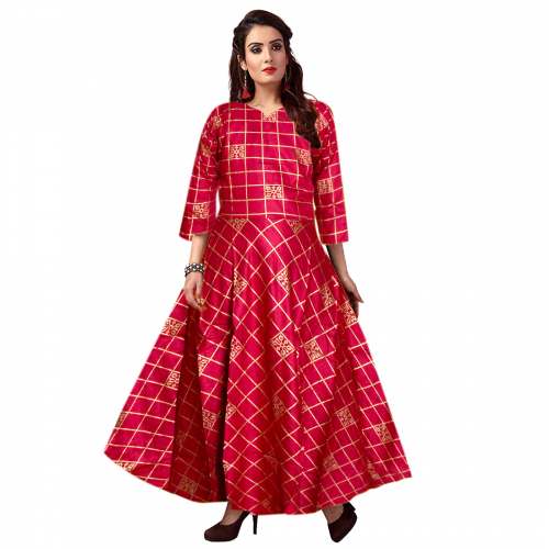 Fit and Flare Maxi Kurta