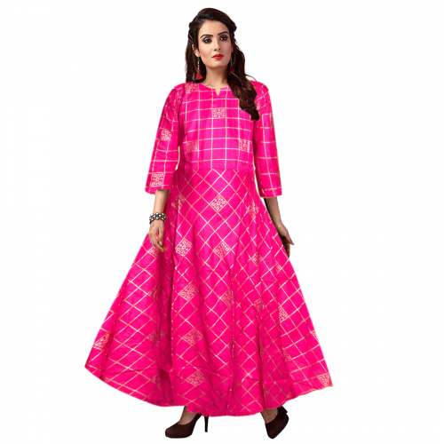 Fit and Flare Maxi Kurti
