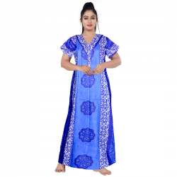 Jaipuri Print Nighty Gown
