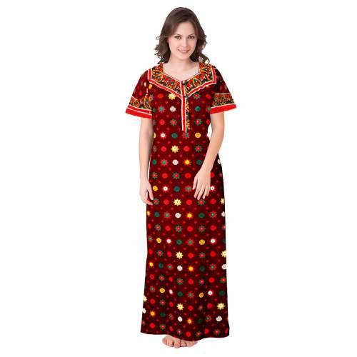 Long Nighty Gown_ Free Size