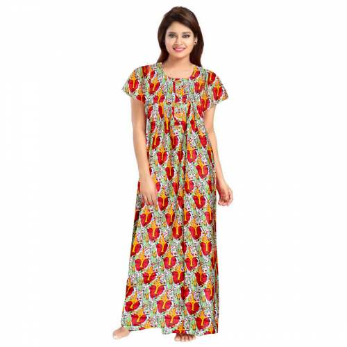 Mudrika Women Jaipuri Hand 100% Cotton Nightgown