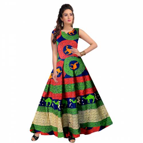 Printed Cotton Gown