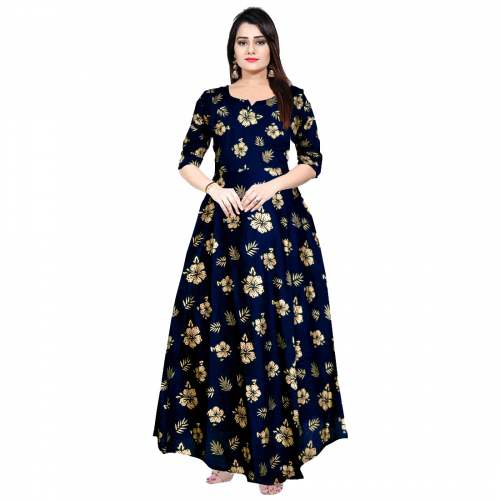 Printed Gown