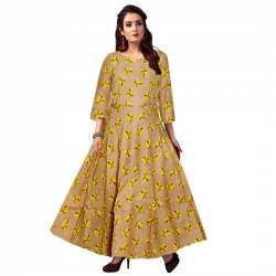 Rayon Fit and Flare Maxi Dress