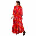 Rayon Printed Maxi Kurti for Women thumb 1