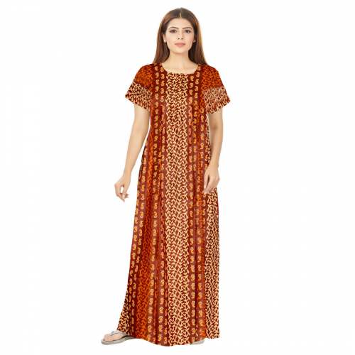 Women Cotton Nighty Gown Sleepwear Nightwear