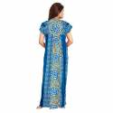 Women Cotton Printed Long Night thumb 1