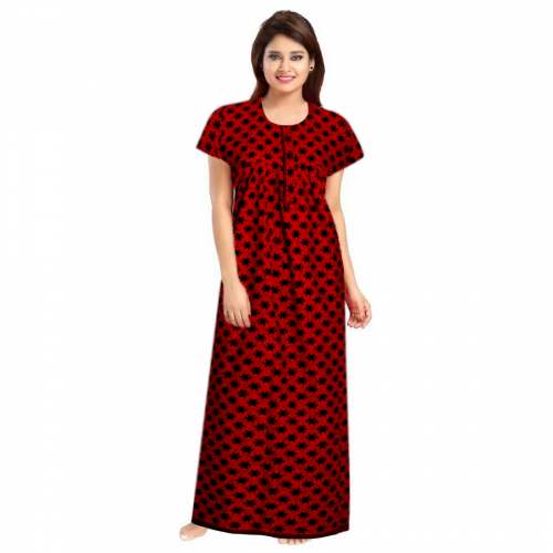 Women Cotton Printed Maxi 