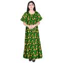Women Printed Cotton Nightwear Nighty Maxi 