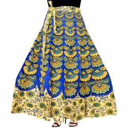 Women Printed Multicolor Cotton Skirt
