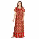 Women Pure Cotton Long Nighty