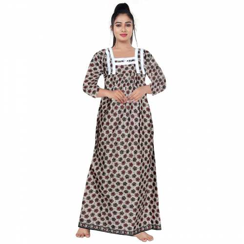 Women's Cotton Maxi Nighty